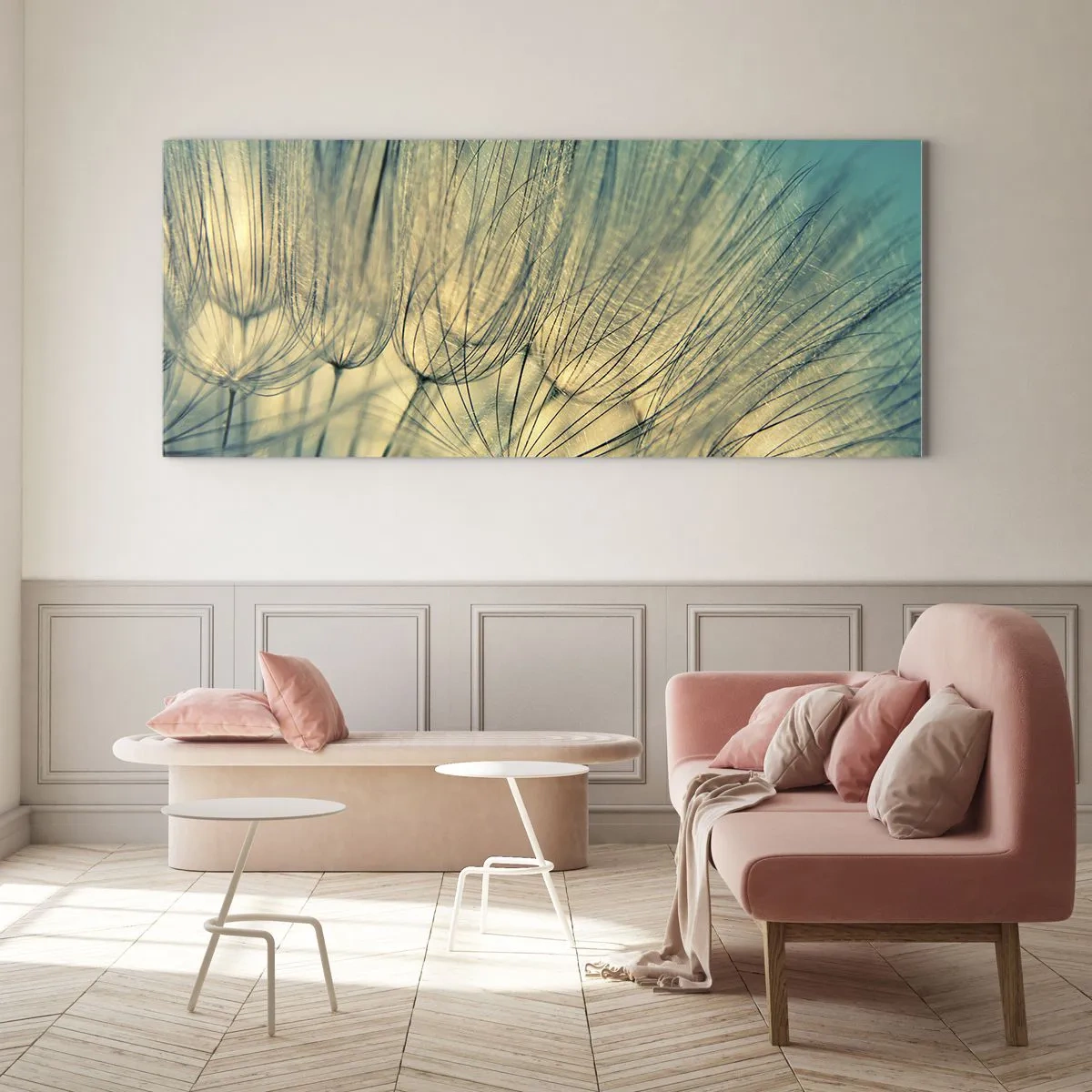 Quadro em vidro - À espera do vento - 120x50 cm