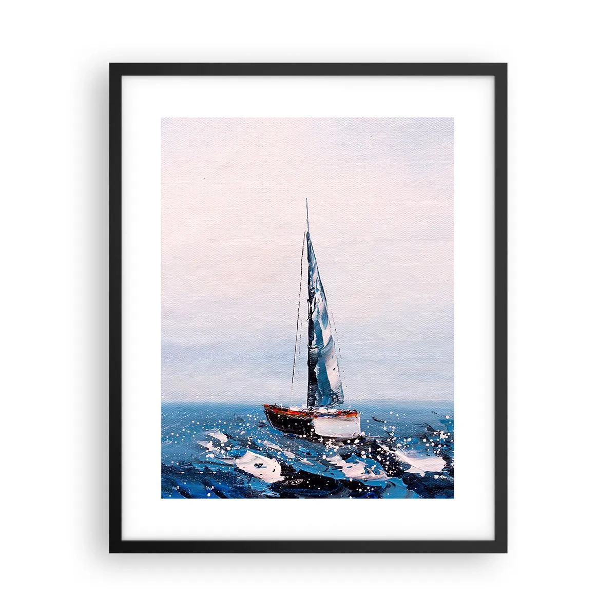 Pôster com moldura preta - Irmandade do vento - 40x50 cm