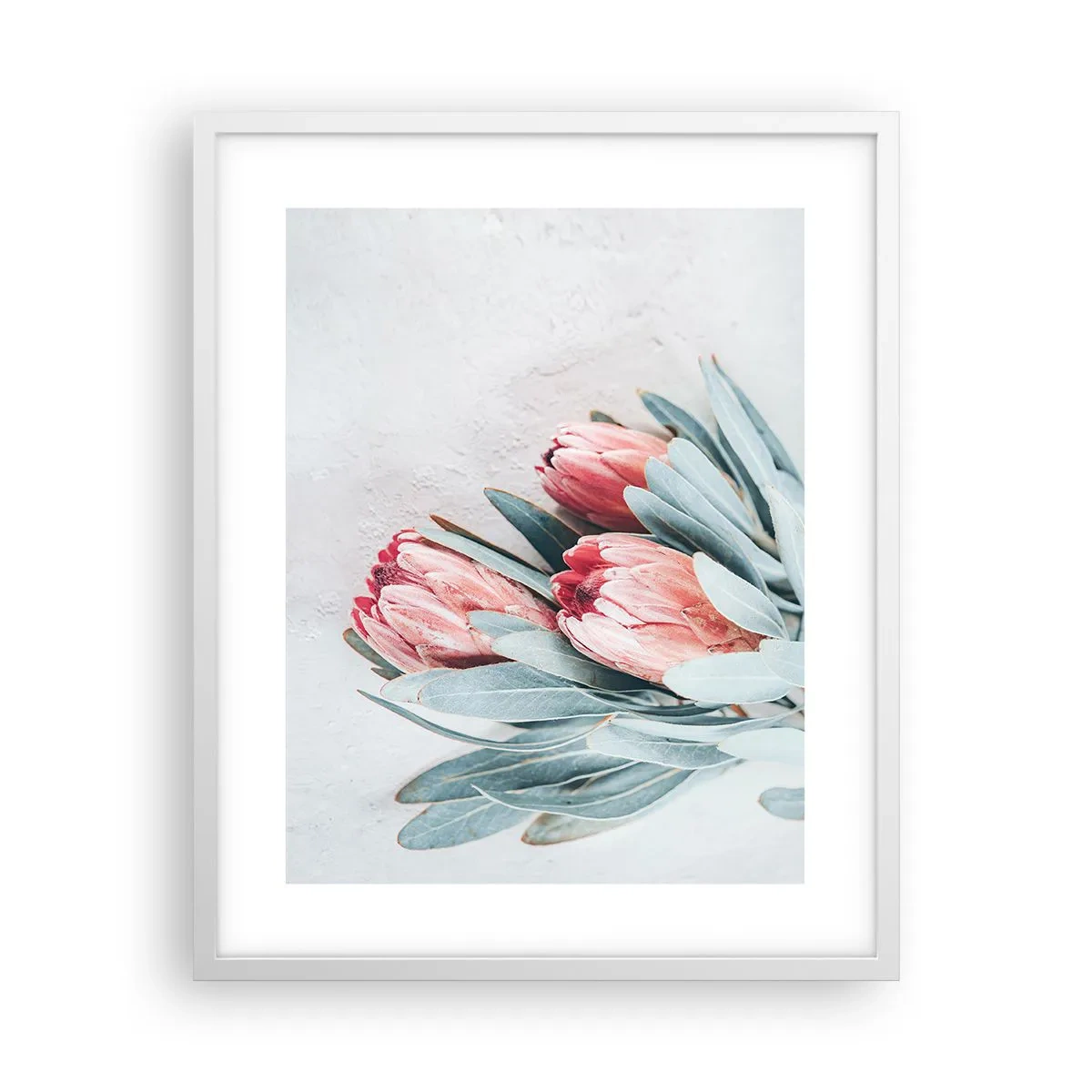 Pôster em moldura branca - Envergonhadas da sua própria beleza - 40x50 cm