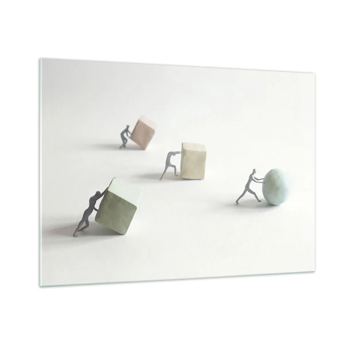 Quadro em vidro - É a vida - 100x70 cm