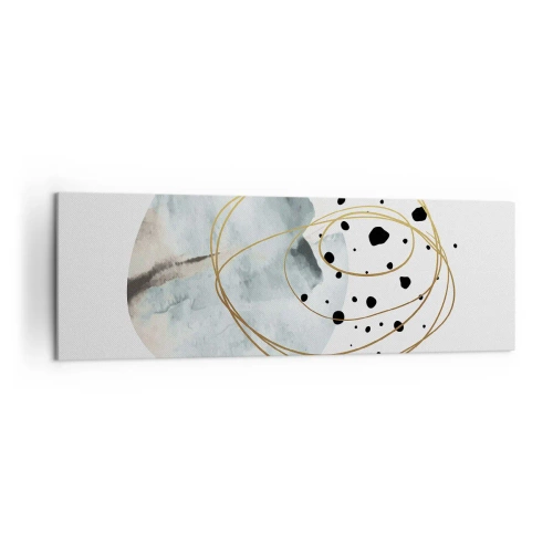 Quadro em tela - No abraço ao espaço - 160x50 cm