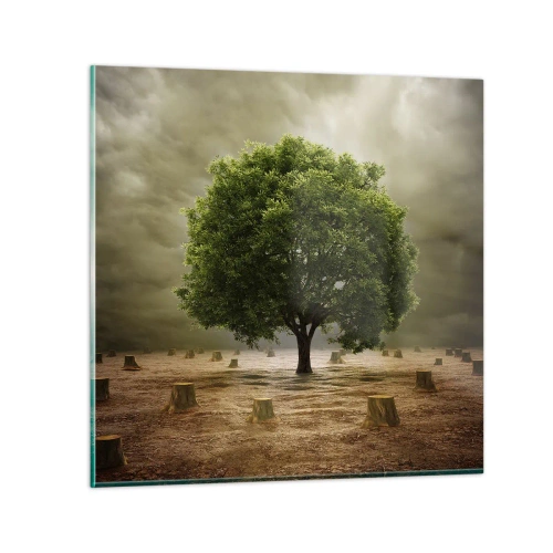 Quadro em vidro - Toda a esperança - 60x60 cm