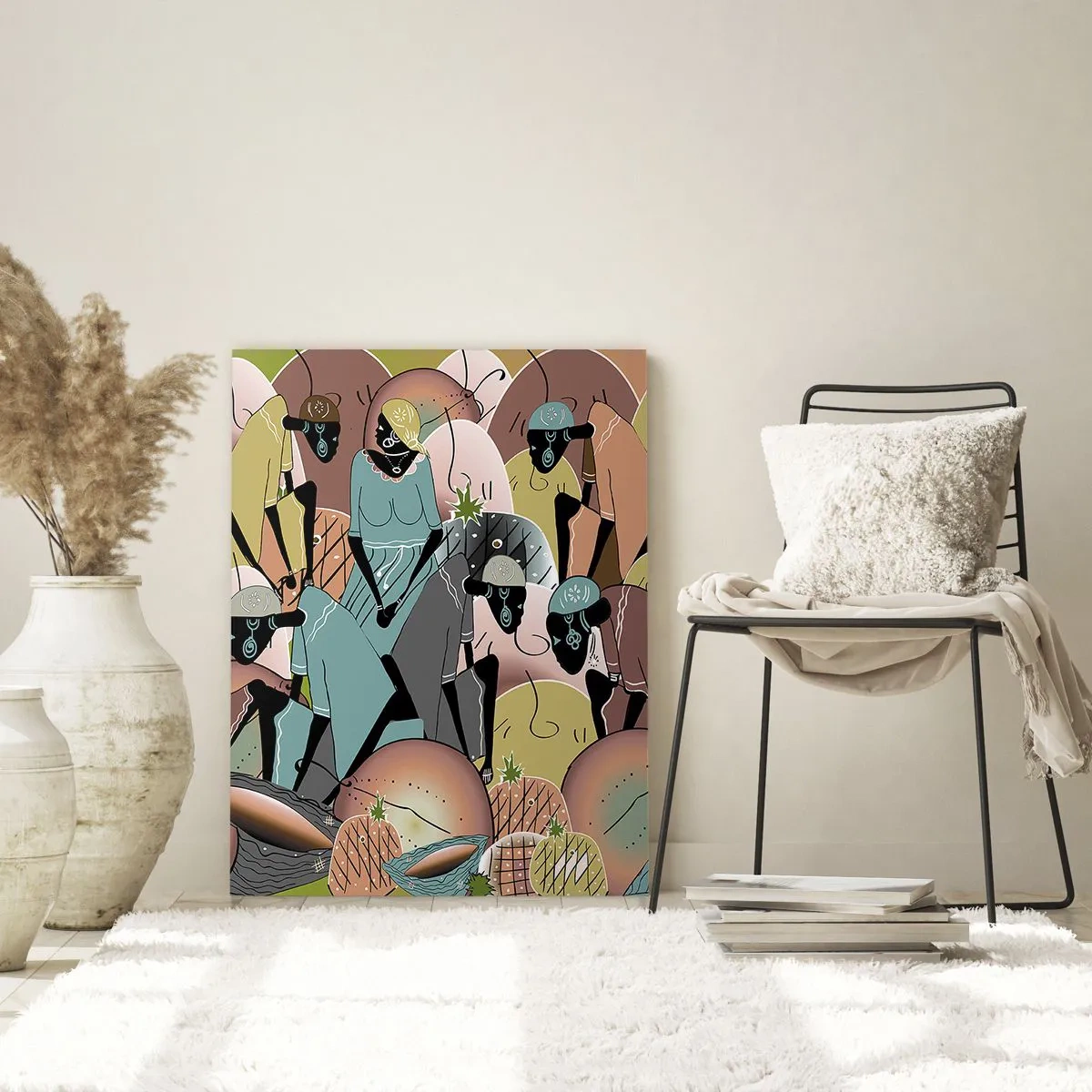 Quadro em vidro - Uma grande festa se aproxima - 50x70 cm