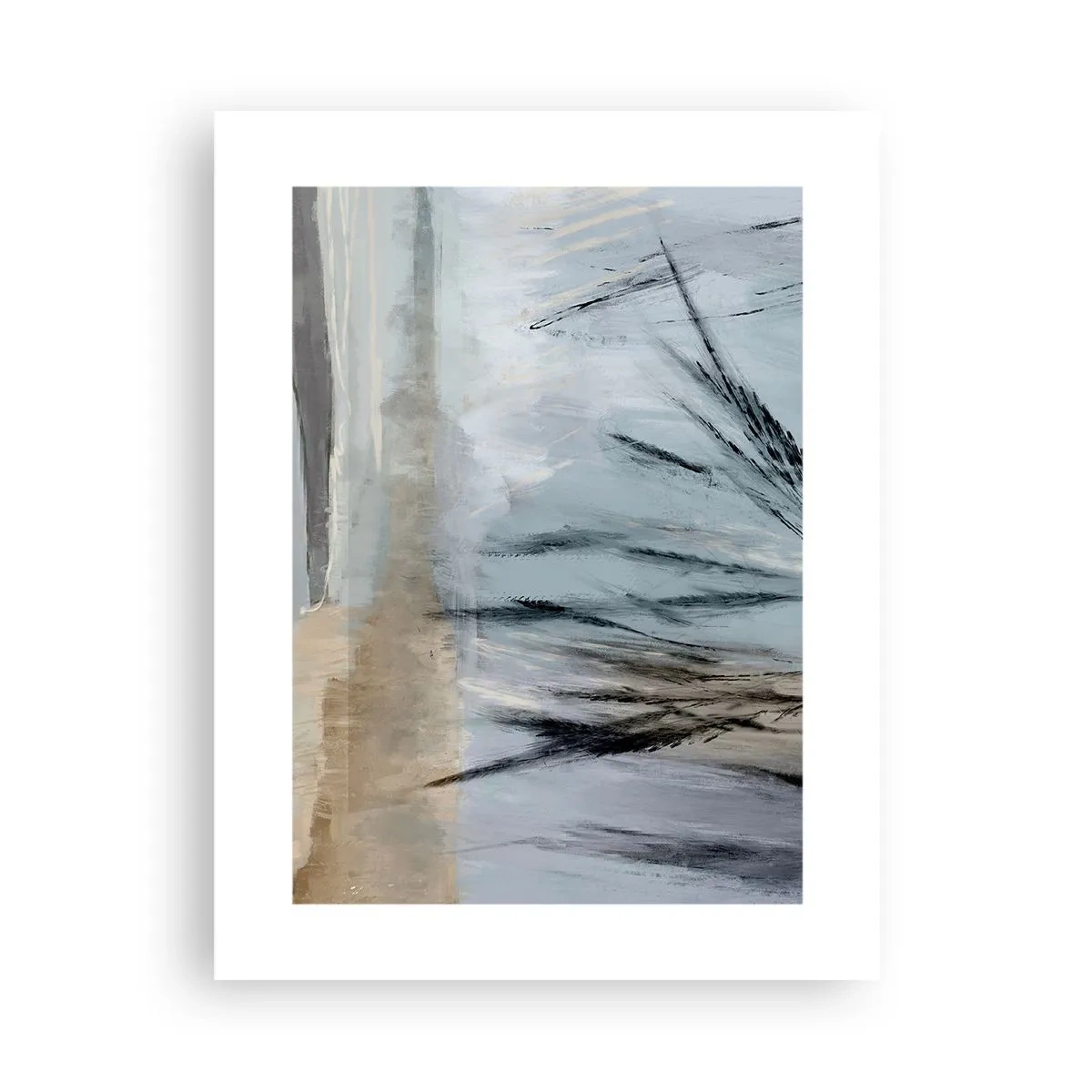 Pôster - Campos de inverno - 30x40 cm