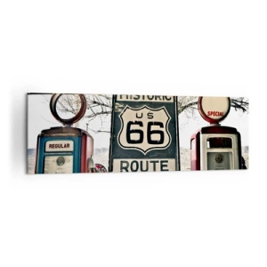 Quadro em tela - Viagens retro americanas - 160x50 cm