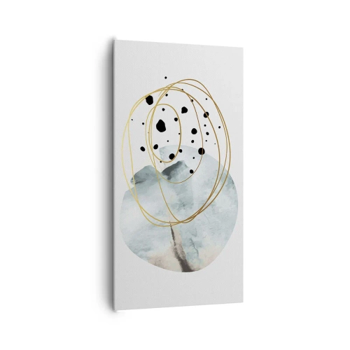 Quadro em tela - No abraço ao espaço - 65x120 cm