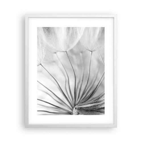 Pôster em moldura branca - Dentes de leão, pipas - 40x50 cm
