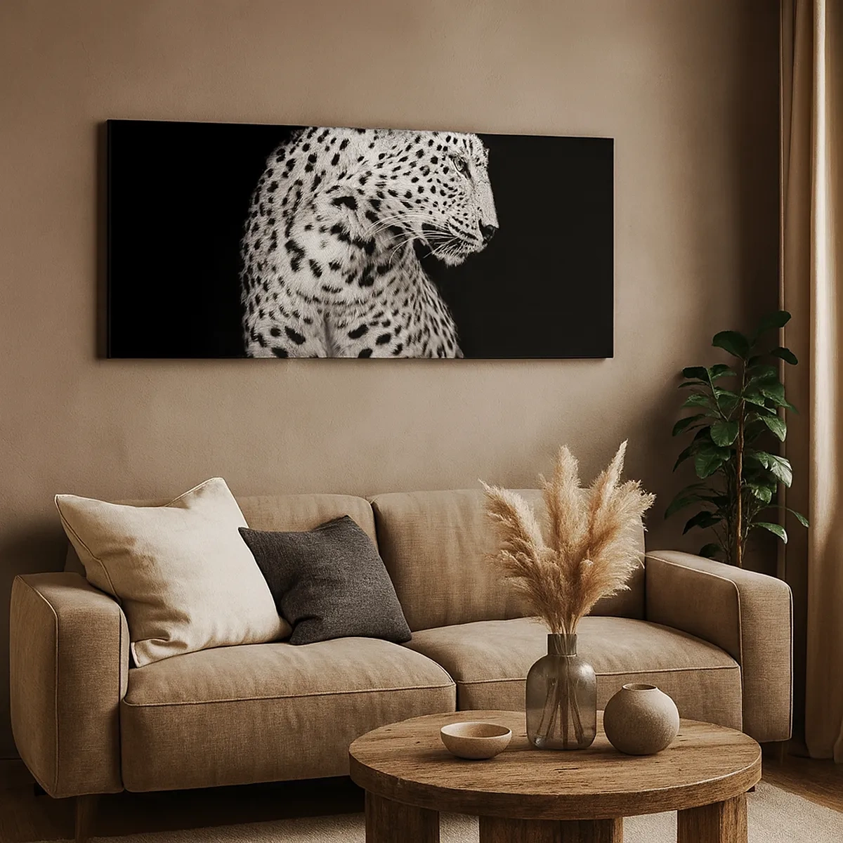 Quadro em tela - Perfil direito perfeito! - 30x30 cm