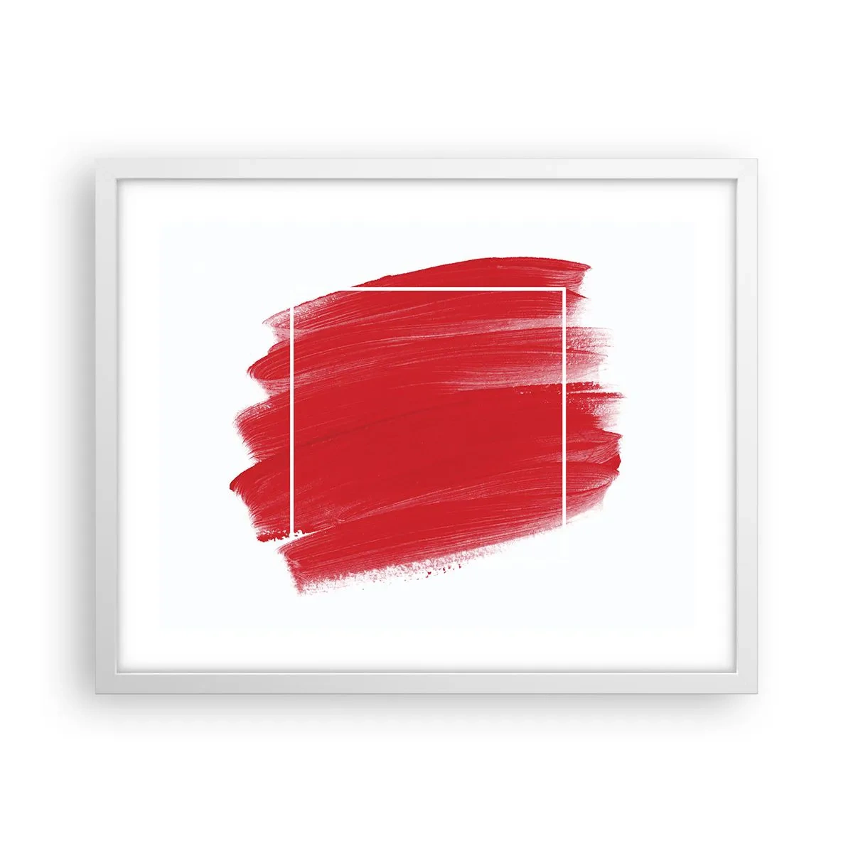 Pôster em moldura branca - Fora do quadro - 50x40 cm