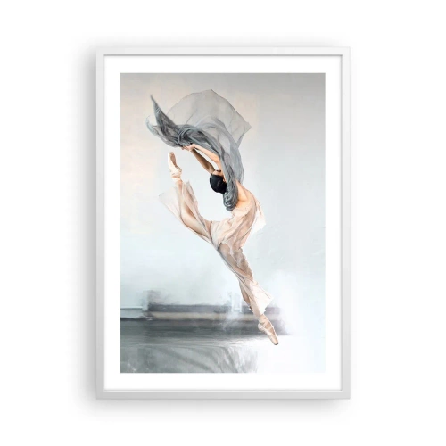 Pôster em moldura branca - Na exultação da dança - 50x70 cm