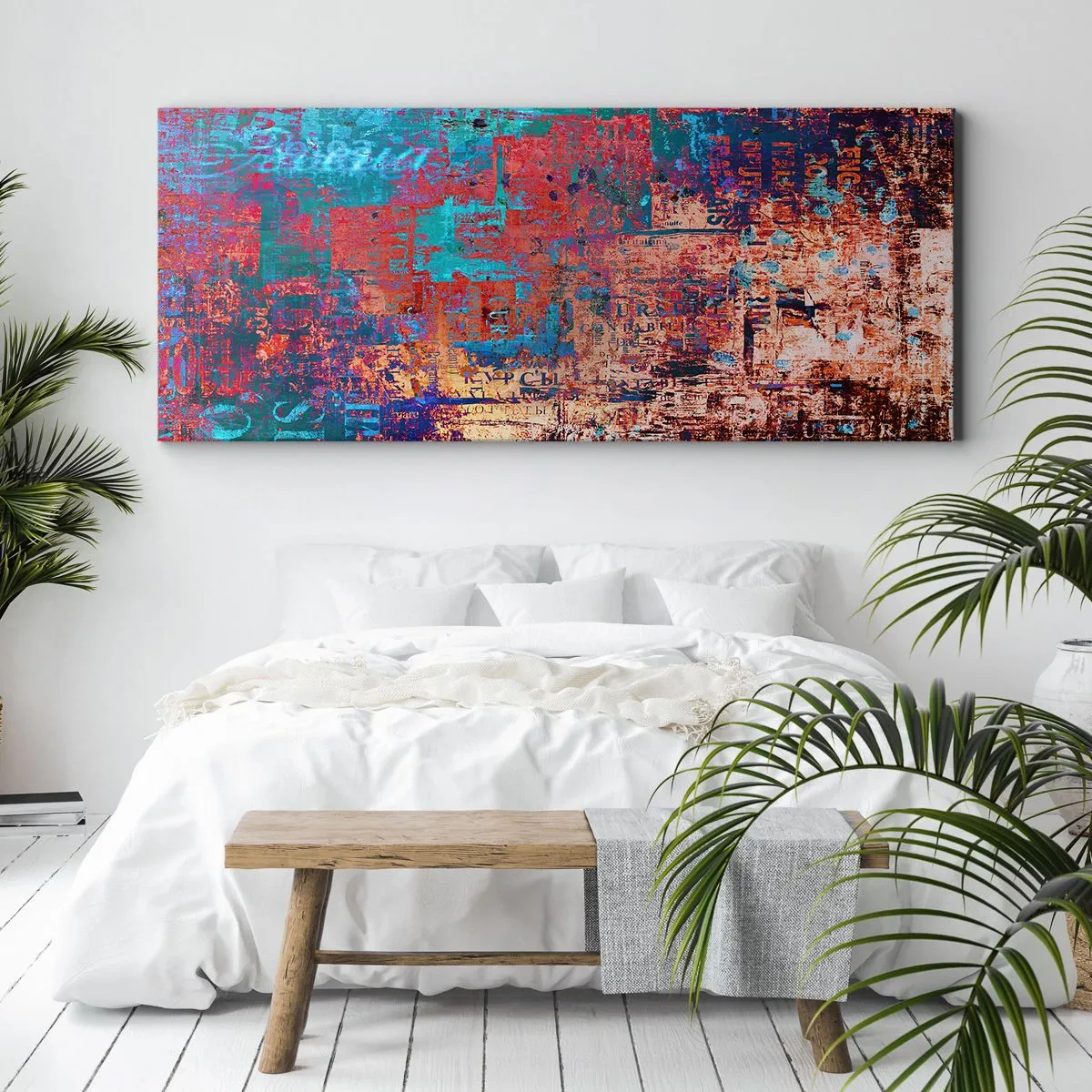 Quadro em tela - Memória e esquecimento - 100x40 cm