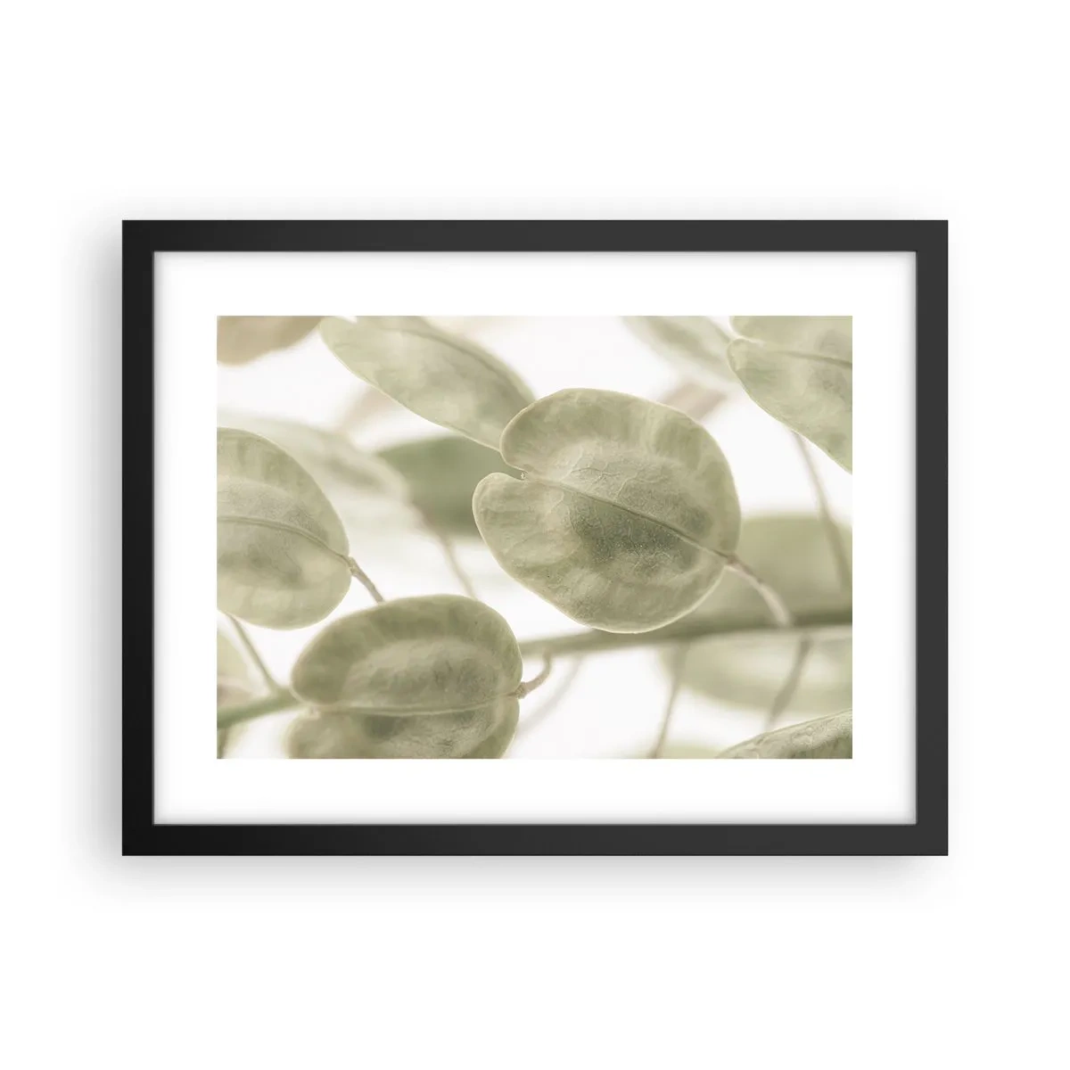 Pôster com moldura preta - No começo eram folhas... - 40x30 cm