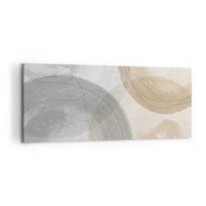 Quadro em tela - Difusão de Mundos - 100x40 cm