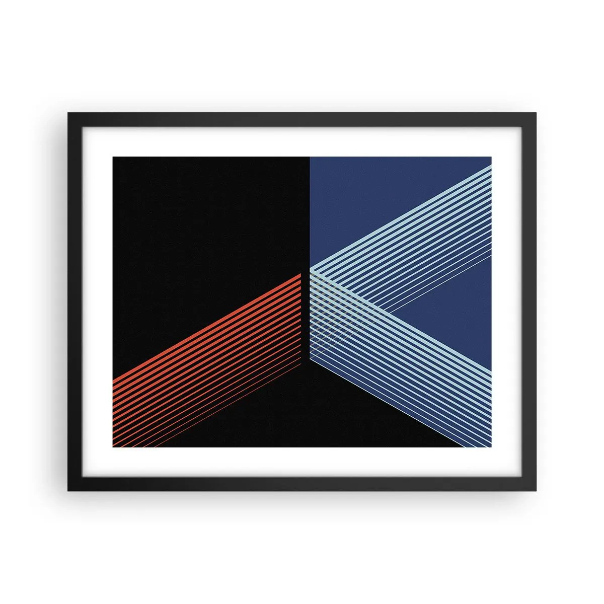 Pôster com moldura preta - Uma história simples - 50x40 cm