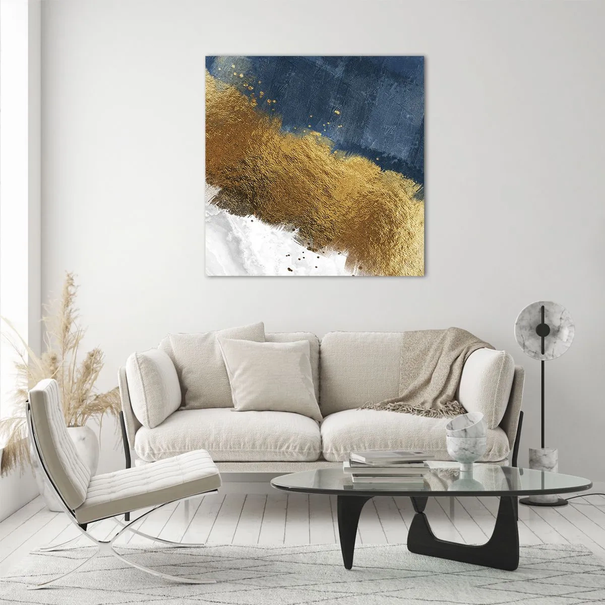 Quadro em vidro - As cores do verão - 70x70 cm