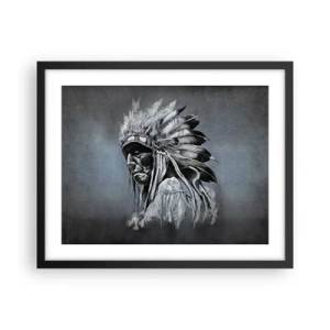 Pôster com moldura preta - De volta às raízes - 50x40 cm