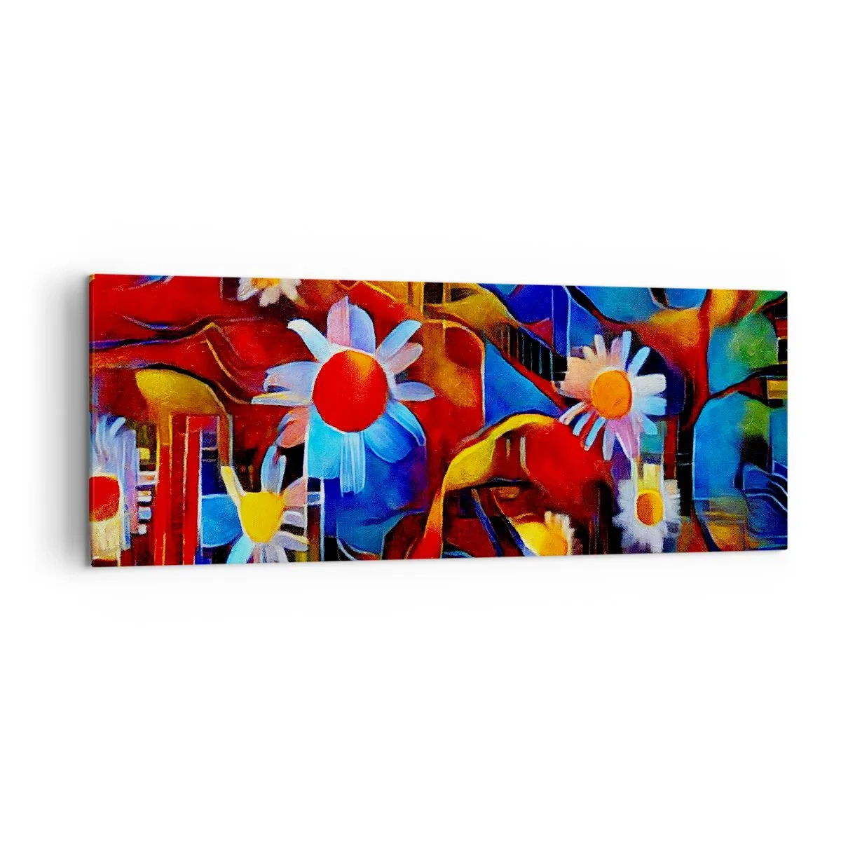 Quadro em tela - Cores da vida - 140x50 cm