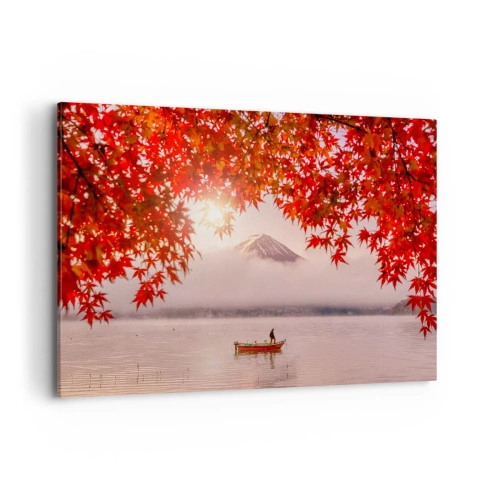 Quadro em tela - No clima japonês - 120x80 cm
