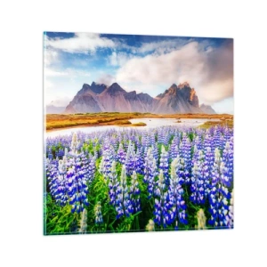 Quadro em vidro - Força e severidade ao lado da suavidade - 70x70 cm