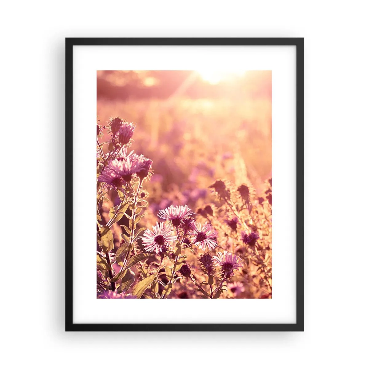 Pôster com moldura preta - Antes do verão acabar - 40x50 cm