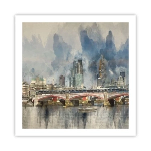 Pôster - Londres em toda a sua glória - 60x60 cm