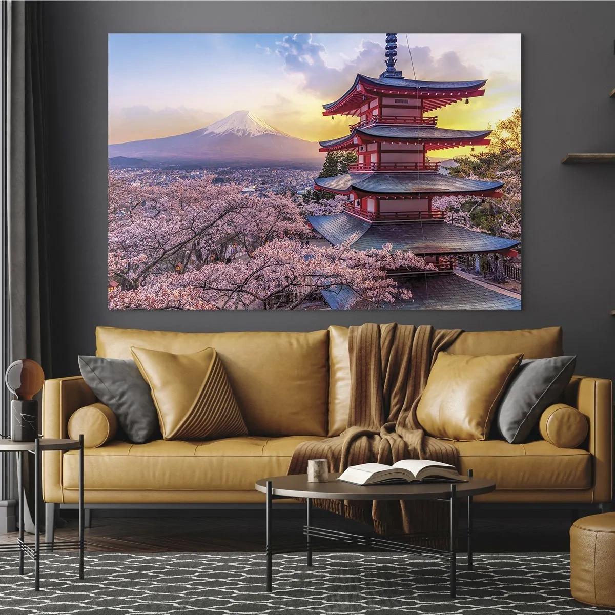 Quadro em vidro - A essência do espírito japonês - 120x80 cm