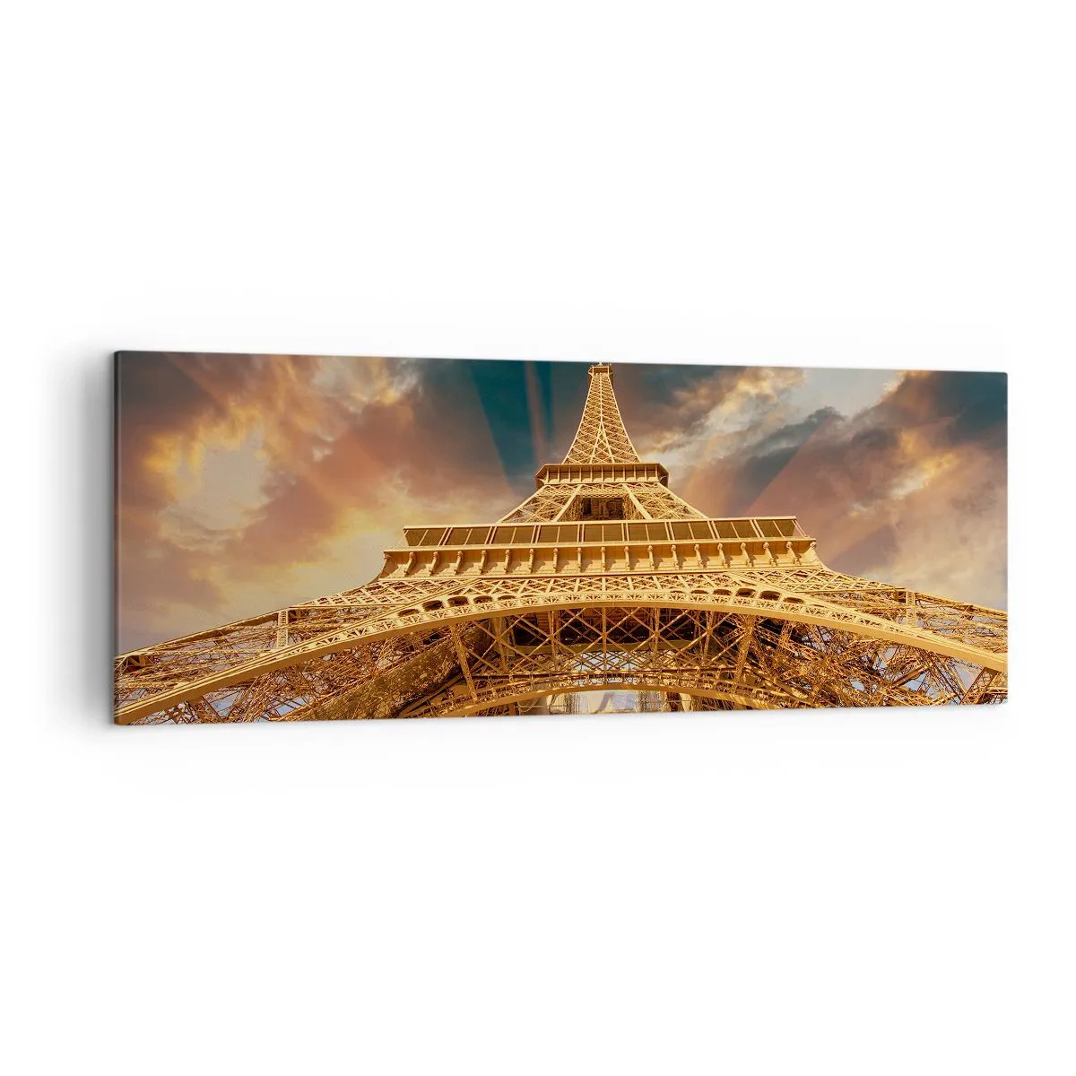 Quadro em tela - Como a humanidade chegou ao céu - 140x50 cm