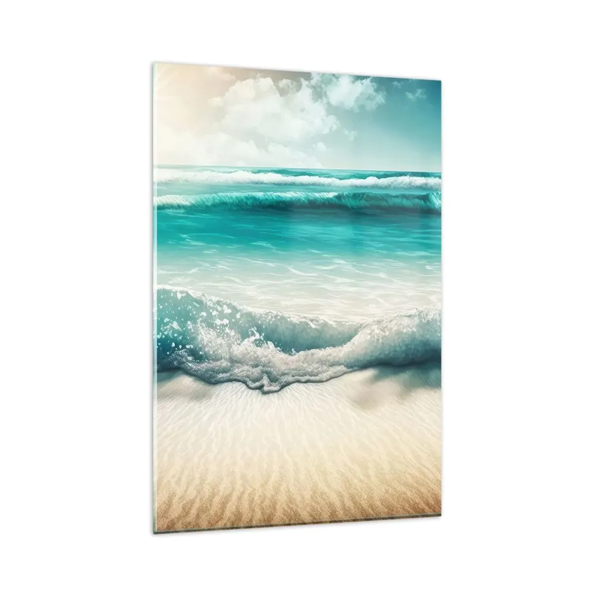 Quadro em vidro - A paz do oceano - 80x120 cm