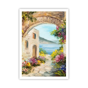 Pôster - O encanto da província costeira - 70x100 cm