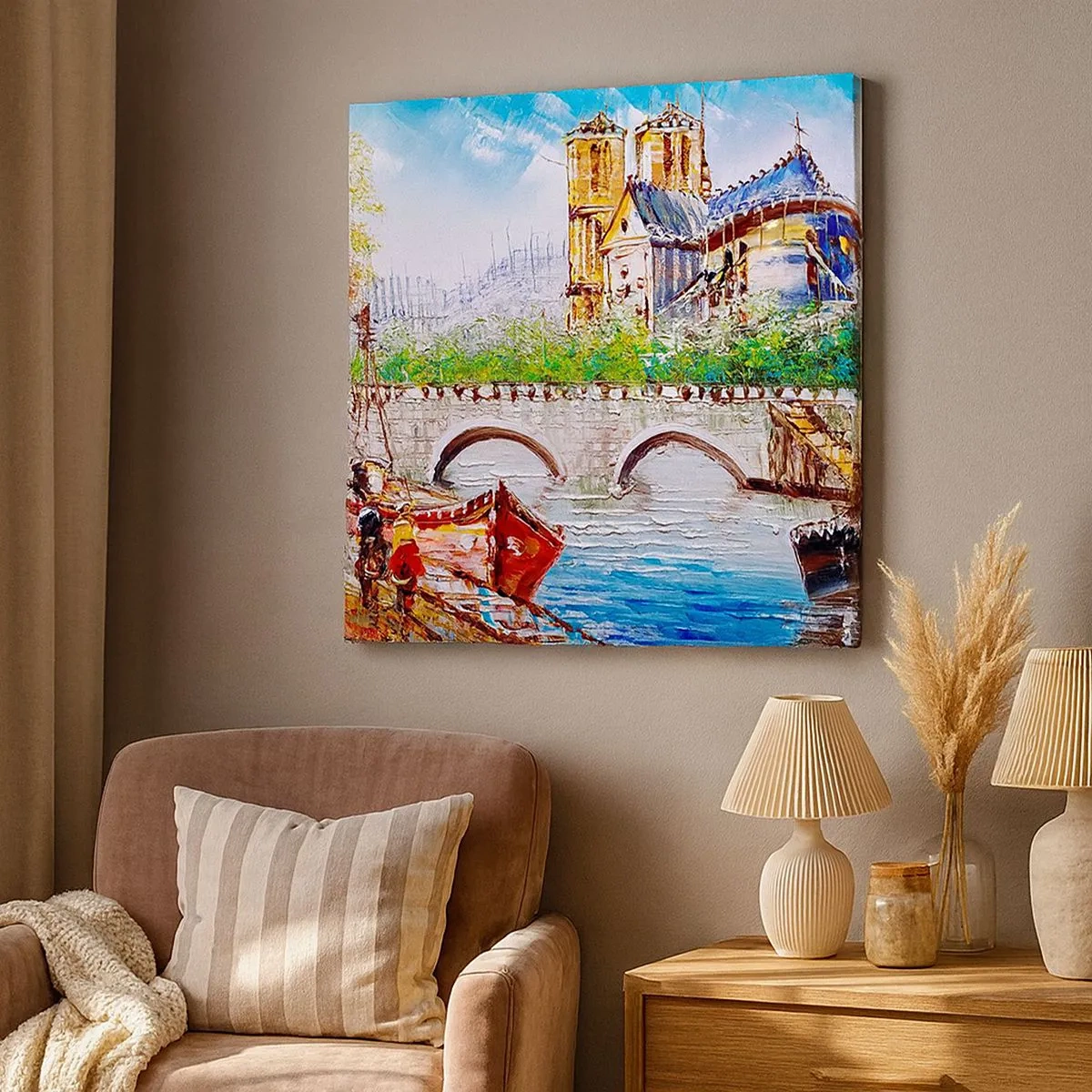 Quadro em tela - Nunca sai de moda - 30x30 cm