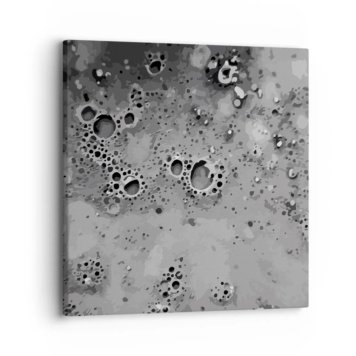 Quadro em tela - Como uma paisagem lunar - 30x30 cm