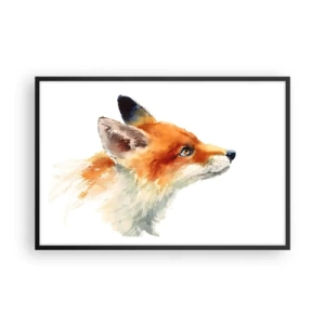 Pôster com moldura preta - Nunca é demais ter cuidado - 91x61 cm