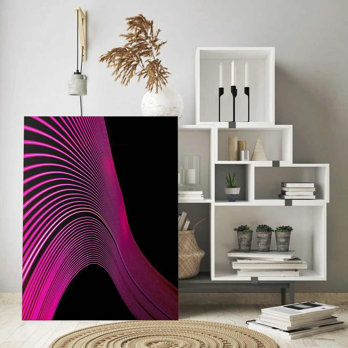 Quadro em vidro - Avenida da luz - 50x70 cm