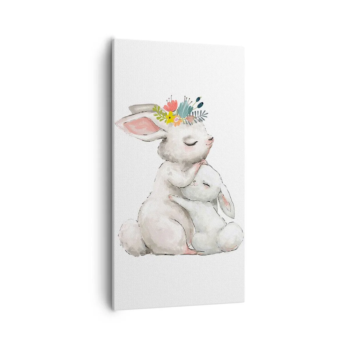 Quadro em tela - Nada melhor do que amor de mãe - 55x100 cm