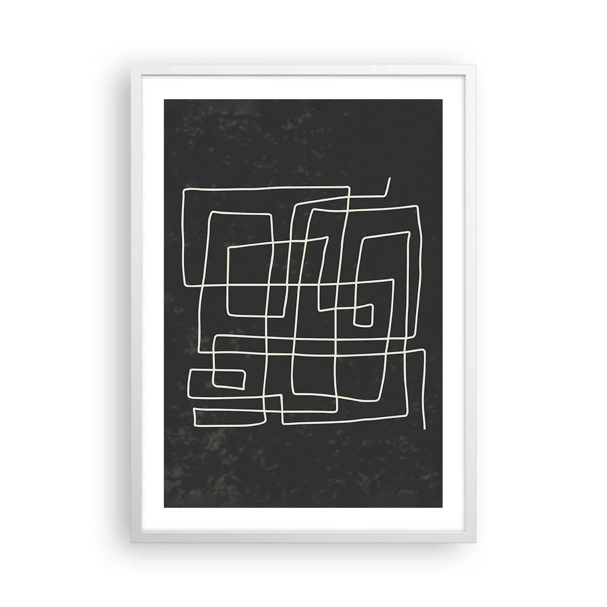 Pôster em moldura branca - Não é tão simples - 50x70 cm