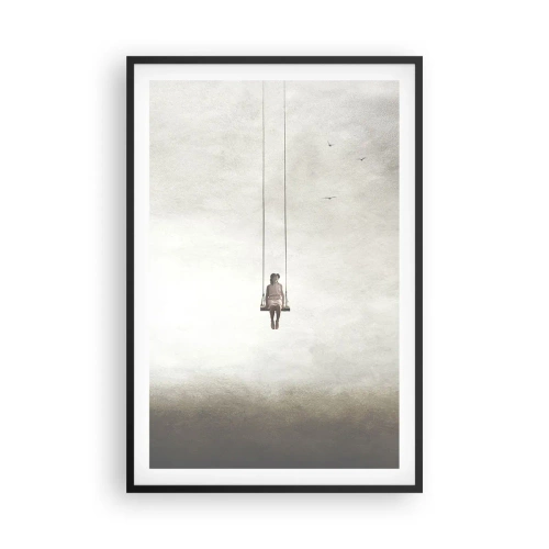 Pôster com moldura preta - A criança em nós - 61x91 cm