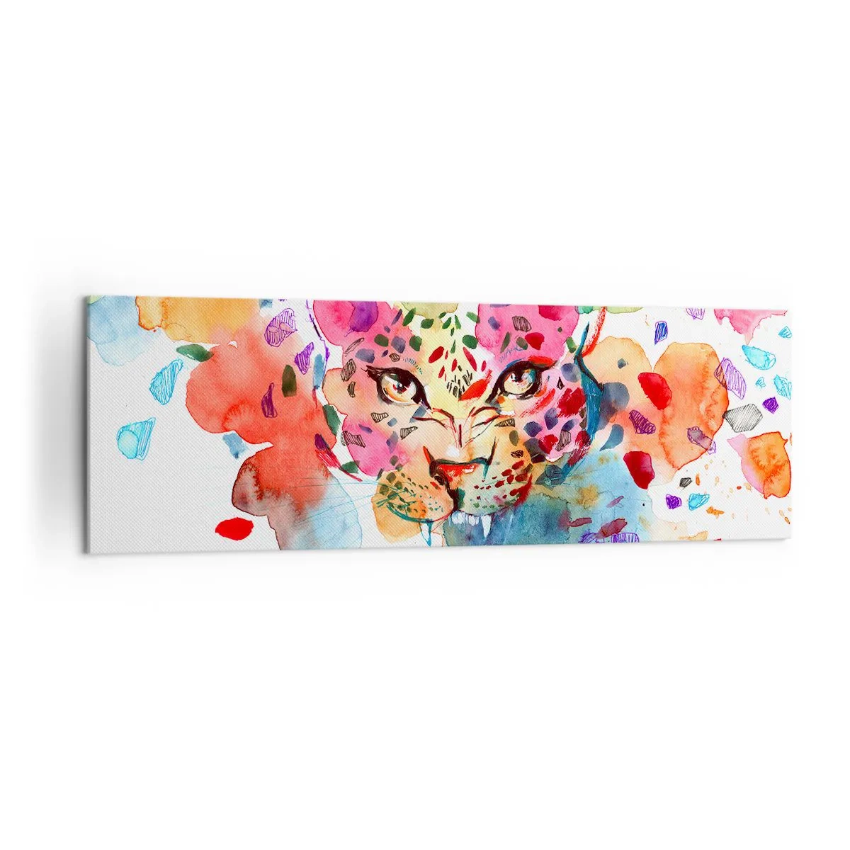 Quadro em tela - A Bela e a Fera - 160x50 cm