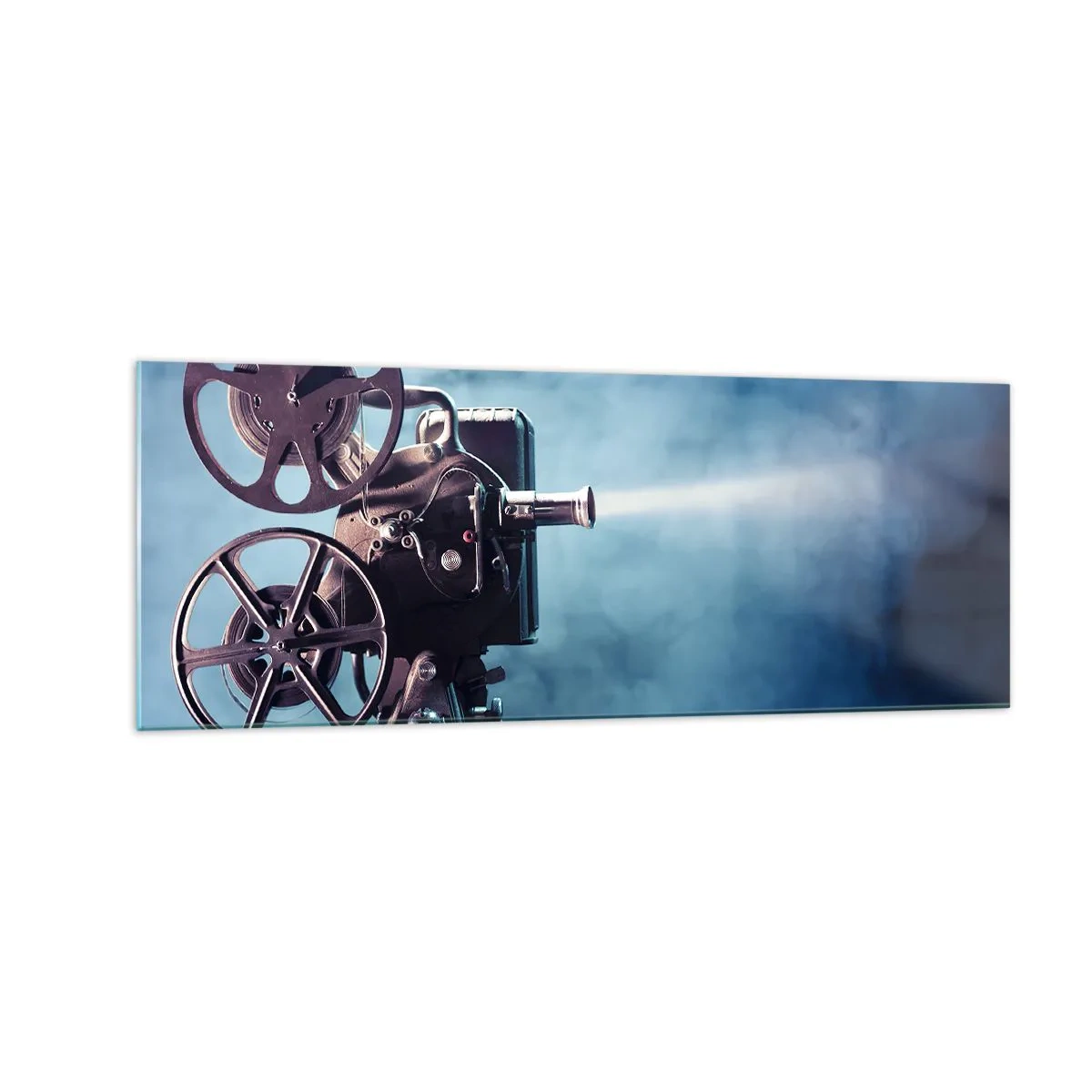 Quadro em vidro - No cinema antigo - 140x50 cm