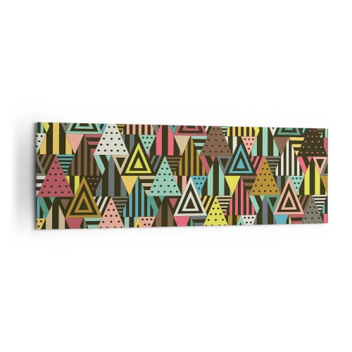 Quadro em tela - Em ritmo para três - 160x50 cm