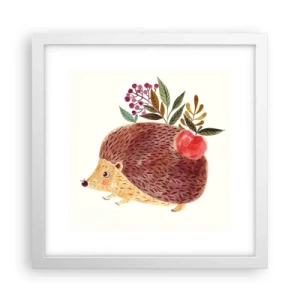 Pôster em moldura branca - Já gostas de mim - 30x30 cm