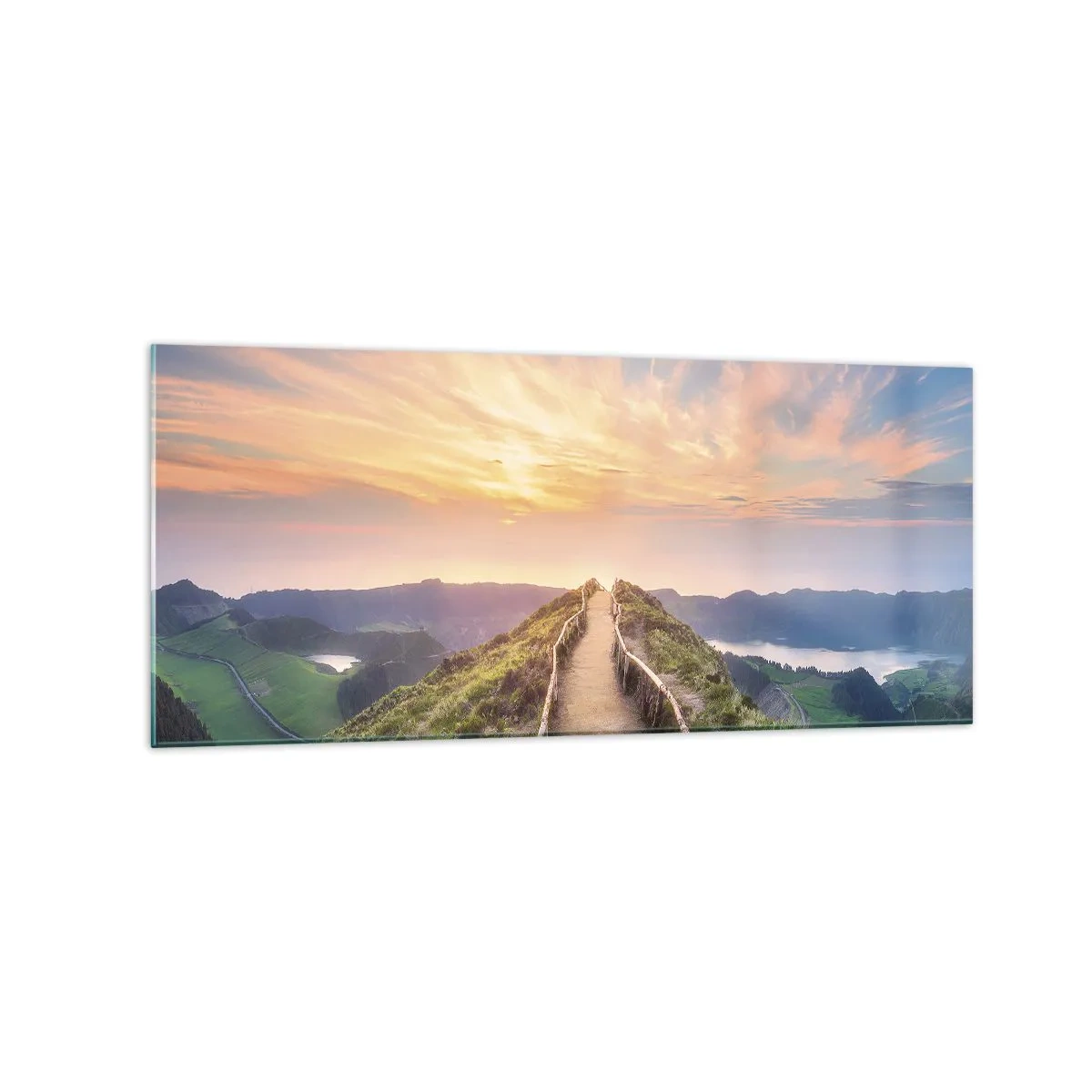 Quadro em vidro - Perto do céu - 120x50 cm