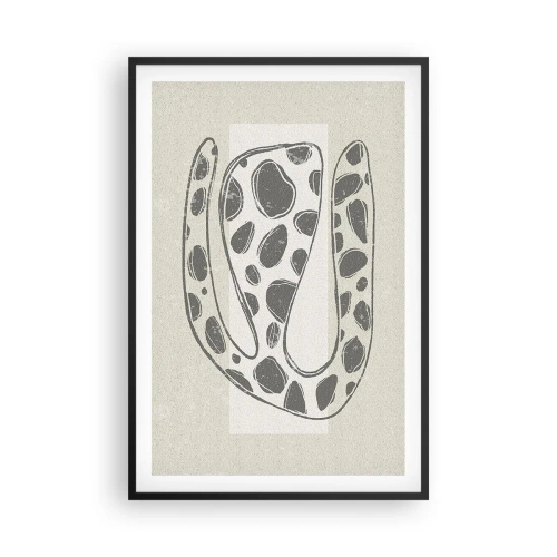 Pôster com moldura preta - Uma criatura estranha - 61x91 cm