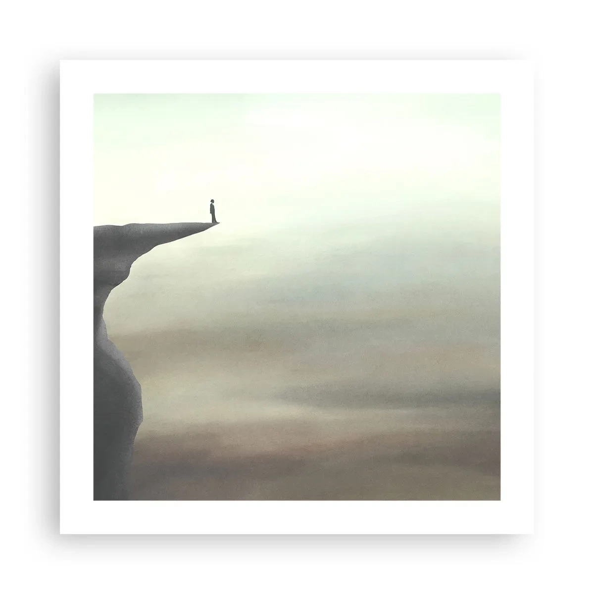 Pôster - Para cima, é claro! - 50x50 cm