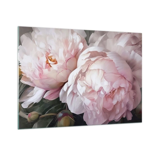 Quadro em vidro - Parou no florescer - 100x70 cm