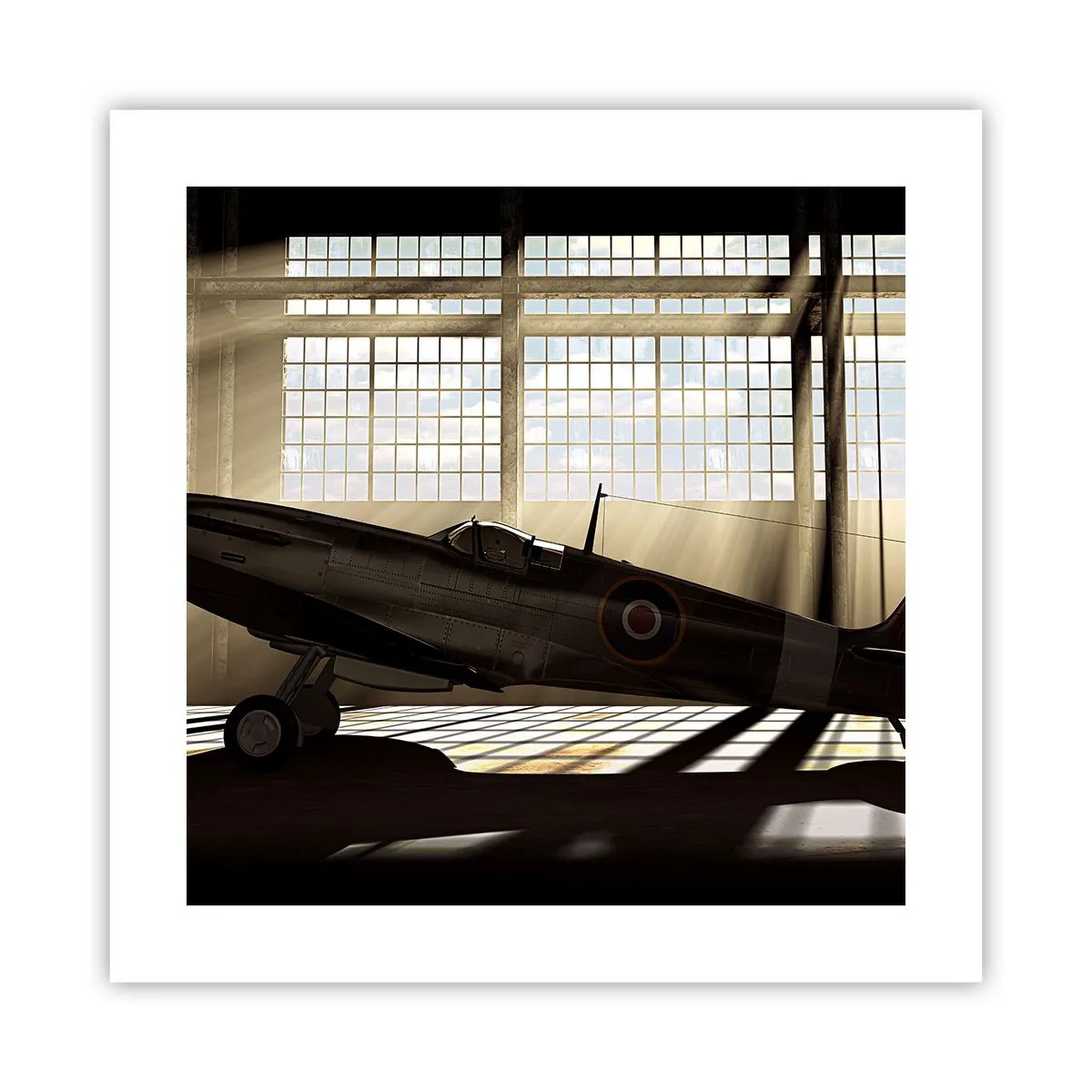 Pôster - Descanso do guerreiro - 40x40 cm