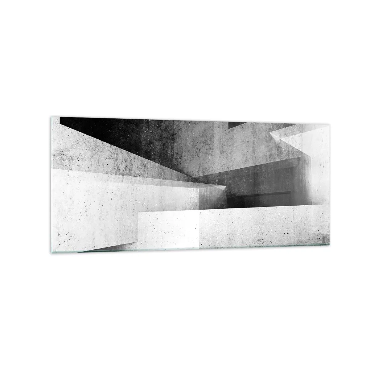Quadro em vidro - Estrutura espacial - 120x50 cm