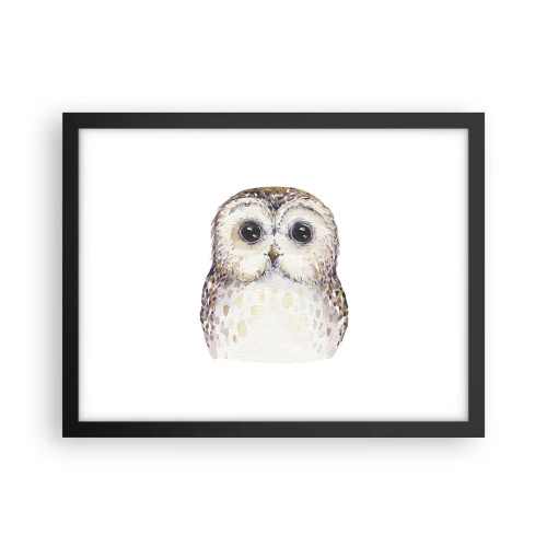 Pôster com moldura preta - Olhe-me nos olhos - 40x30 cm