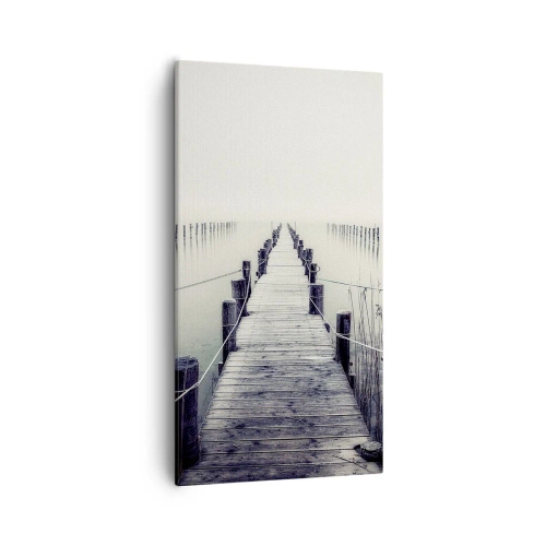 Quadro em tela - Mergulhe em paz - 55x100 cm