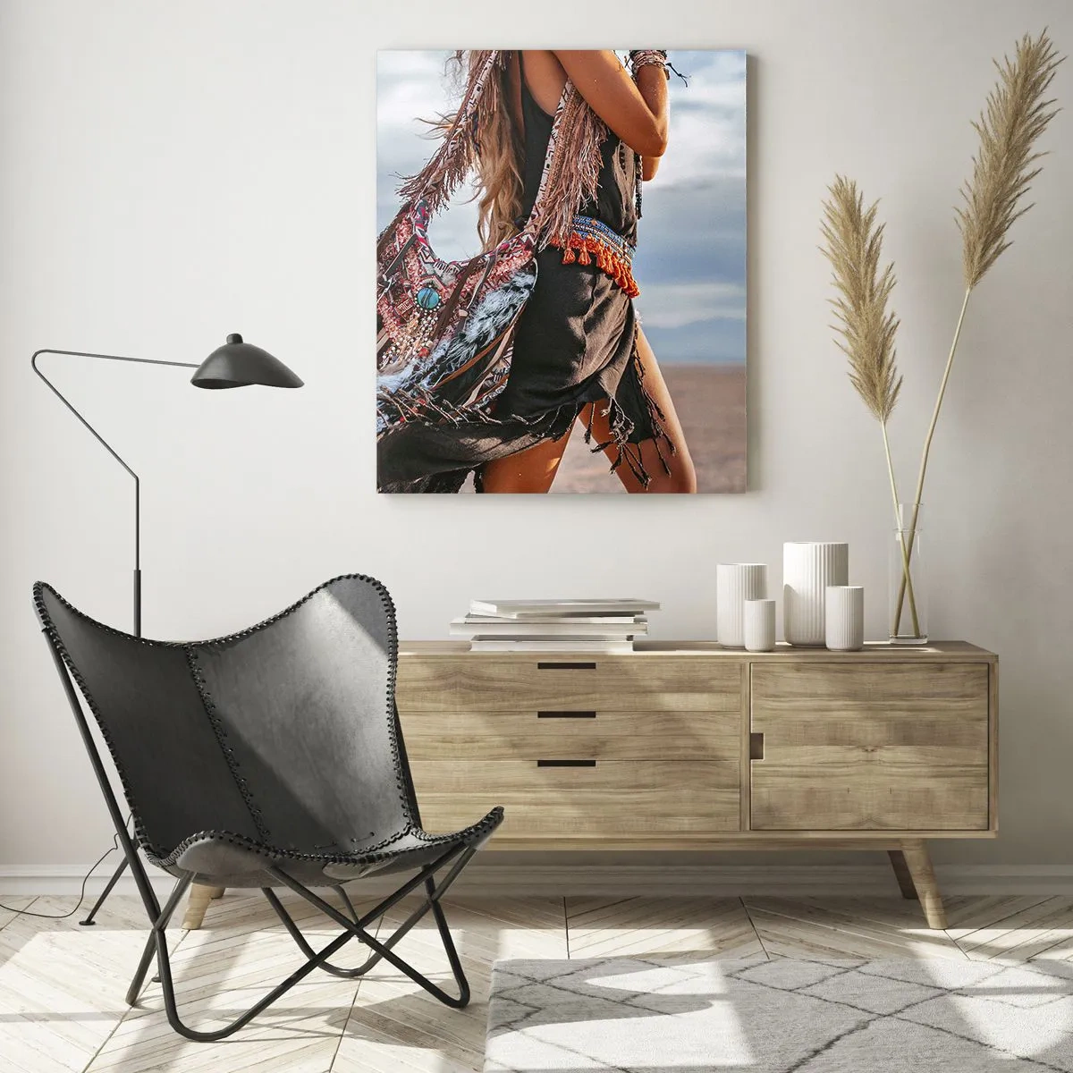 Quadro em vidro - Namorada do Xamã - 50x70 cm