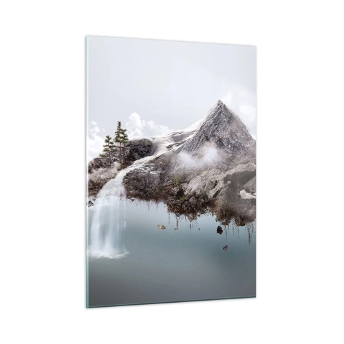 Quadro em vidro - Pelos olhos de um surrealista - 50x70 cm